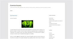 Desktop Screenshot of cuentosbreves.net