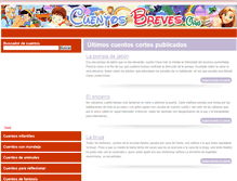 Tablet Screenshot of cuentosbreves.org